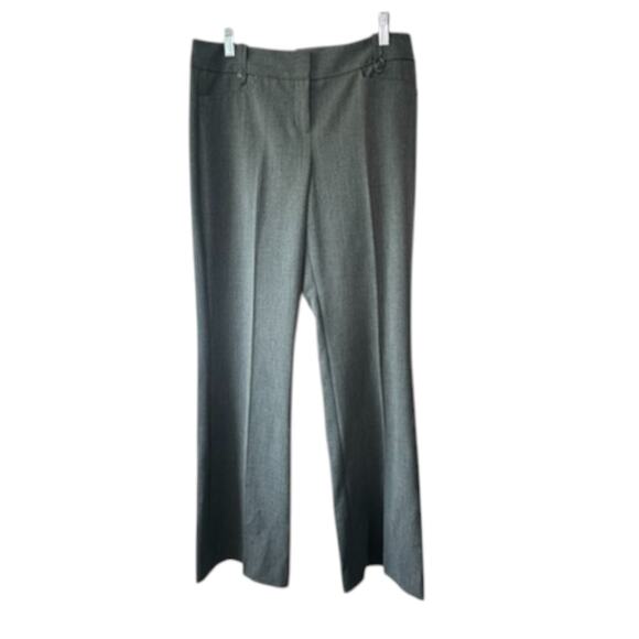 The Limited Cassidy Fit Gray Flat Front Wide Leg Pants Women's Size 8 Long Tall - Picture 1 of 6
